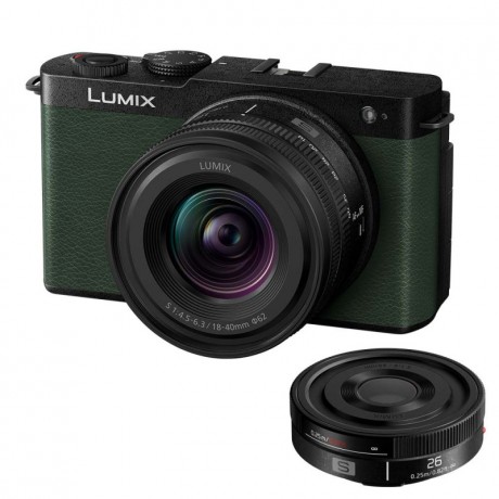 PANASONIC S9 Vert + 18-40/4,5-6,3 + 26/8 offert